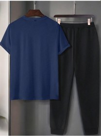 Resim Unisex Los Angles Baskılı Eşofman Takımı Lacivert 