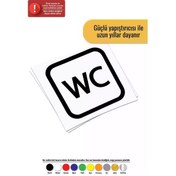 Resim Wc - Araç, Oto, Laptop, Duvar Uyumlu Sticker 30 30 Cm 