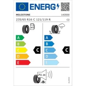 Resim Milestone 235/65 R16C Tl 121/119R 12PR Vanmile Oto Yaz Lastiği (Üretim Yılı : 2025) 