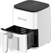 Resim Y35 Pro Beyaz Wifi'Li 1350W 3,5 Litre Camlı Airfryer Fritöz ( Türkiye Garantili) Yasomi