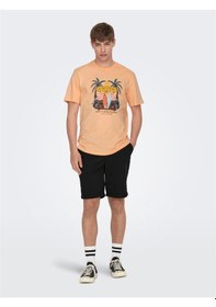 Resim Only & Sons Onspeter Reg Twill 4481 Shorts Noos Erkek Şort-26442 - S Siyah 
