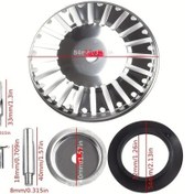 Resim Chuangyinshop 84mm Çelik Lavabo Filtresi Paslanmaz Korozyon Dayanıklı 