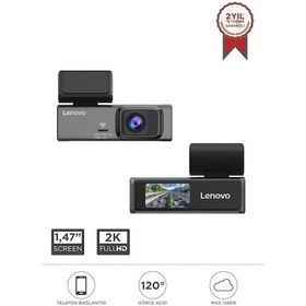 Resim Lenovo S7/7147 Siyah 1080p Wifi Araç İçi 1.47 İnç Ön Araç Kamerası 