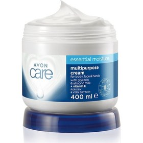 Resim Avon Care Gliserin & Badem Sütü İçeren Yoğun Nemlendirici El Yüz ve Vücut Kremi 400 ML 