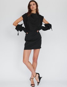 Resim Cupro Mini Dress Sleeves OFF - XS 