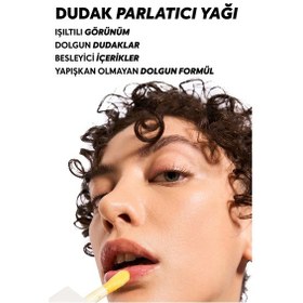 Resim Cream Co. Parlatıcı Nemlendirici Besleyici Dudak Bakım Yağı Lip Oil Gloss Passionfruit 
