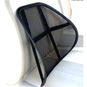 Resim Ankanorm Sırt Dayama Filesi Terletmeyen Bel Desteği Minderi Ortopedik Ofis Koltuk File Bel Fıtık Destek 