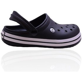 Resim 15090 Carlaverde Crosss Tarzı Unisex Terlik Hemşire Doktor Siyah 