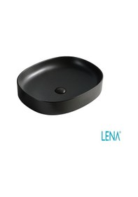 Resim Lena EY-4712MS Tezgahüstü Lavabo Mat Siyah 