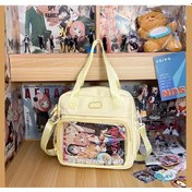 Resim Snapbuy Büyük Kapasiteli Çok Fonksiyonlu Omuz Çantası - Kızlar İçin Okul Ve Ders Çantasıkadın Yellow 