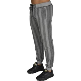 Resim Big Sam Gri Çizgili Slim Fit Eşofman Altı Stilya 807 