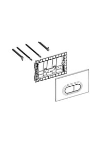 Resim VitrA Loop O 740-0585 Kumanda Paneli.mat Krom Mat Krom 