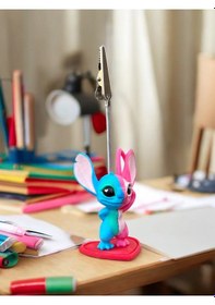 Resim Kawaii Sevimli Stitch Angel Fotoğraf Ve Not Tutucu - Ofis Masa Not Tutacağı Çok Renkli 