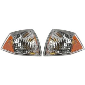 Resim Aubyhe Jeep Compass 2007-2010 Ön Sol-sağ Yan Köşe Lambası, Tam Değişim, Şeffaf Abs, Yeni Kaliteli 68000682ab, 68000683ab 