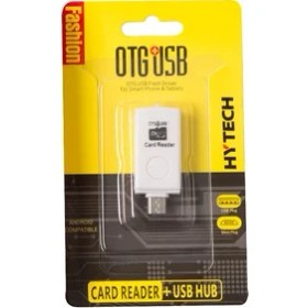 Resim Hytech Hy-Usbc8 Beyaz 3.1 To Otg+Usb+Tf Çevirici 