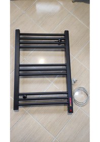 Resim Hizmetterm Elektrikli Havlupan Siyah 50 x 70 cm 