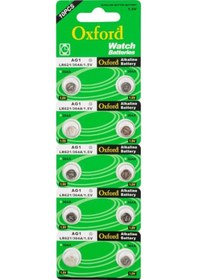 Resim Oxford AG1 LR621 364A Alkalin Saat Pili 10'lu 