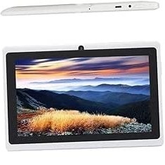 Resim Hemobllo 7 8 Tablet Bilgisayar Çocuklar Tableti Tablet Not Defteri Beyaz Çift ​​kamera Düz Kablosuz Internet 
