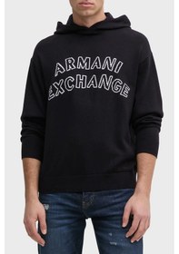 Resim Armani Exchange Erkek Kazak 6dzm2y Zm4nz 1510 Lacivert Lacivert 