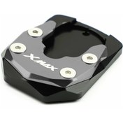 Resim Xuweiwei Yamaha Xamx300 Xmax 300 X-max 125 250 300 400 Cnc Grey Motosiklet Yan Sehpa Genişletme Pedi 
