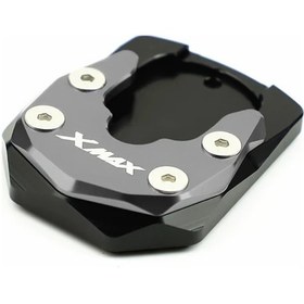 Resim Xuweiwei Yamaha Xamx300 Xmax 300 X-max 125 250 300 400 Cnc Grey Motosiklet Yan Sehpa Genişletme Pedi 