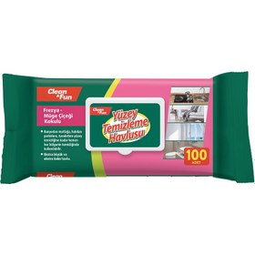 Resim Clean&Fun Yüzey Temizleme Havlusu 100'lü 