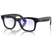 Resim Ray-Ban Meta Wayfarer Akıllı Gözlük Mavi Işık Filtreli Siyah 