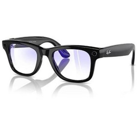 Resim Ray-Ban Meta Wayfarer Akıllı Gözlük Mavi Işık Filtreli Siyah 