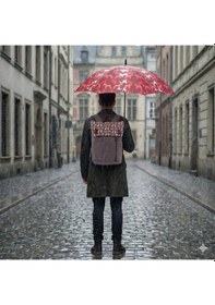 Resim Biggdesign Dogs 15" Laptop Çantası & Tam Otomatik Rüzgara Dayanıklı Köpek Desenli Şemsiye Set Karışık/Çok Renkli 