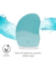 Resim Polosmart marka PSC03 Sonic Titreşimli Yüz Temizleme Cihazı - Turkuaz 