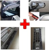 Resim Dacia Logan Uyumlu Kapı Eşiği Ve Ayna Yağmur Koruyucu (554253752) 