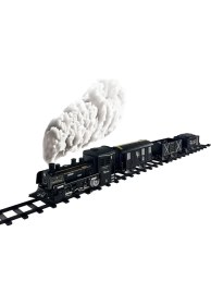 Resim Merytoys Işıklı ve Sesli Buhar Çıkartan 15 Parça Tren Set 