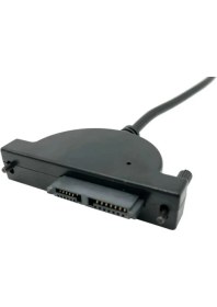 Resim Aogo USB 2.0 To 7+6 13 Pin Sata Laptop Cd/dvd Harici Bağlantı Kablosu Slimline Sata USB Kablo 