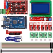 Resim Reprap RAMPS 1.4 Yazıcı için 3D Yazıcı Kiti 10 Parça 23 Adet (Mega 2560) 