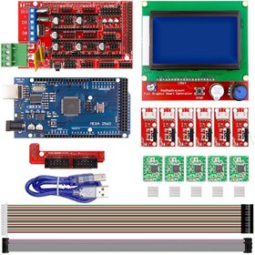 Resim Reprap RAMPS 1.4 Yazıcı için 3D Yazıcı Kiti 10 Parça 23 Adet (Mega 2560) 