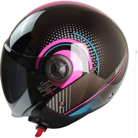 Resim MTS Fx101 Pink Women Yarım Kask 