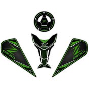 Resim Gp Kompozit Kawasaki Z 800 2013-2018 Uyumlu Tank Pad Yeşil (522065768) 