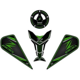 Resim Gp Kompozit Kawasaki Z 800 2013-2018 Uyumlu Tank Pad Yeşil (522065768) 