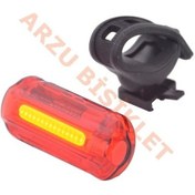 Resim Rectus Plus 2806 Bisiklet Chip Led Çakar Arka Stop Kırmızı Siyah 
