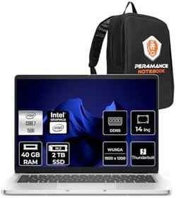 Resim Dell Pro 14 Intel Core 7 150U 40GB 2TB SSD Intel Graphics 14" WUXGA FDOS Notebook & PER4 Çanta 