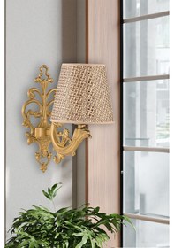 Resim Tekli Eskitme Zamak Metal Aplik Kahverengi Rattan Hasır Şapkalı Kahverengi 