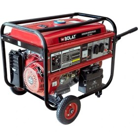 Resim Bolat MB6000 5.5 Kw 6,5 Kva 13BG 340 cc 75 Kg - Tekerli İpli Monofaze Benzinli Jeneratör 