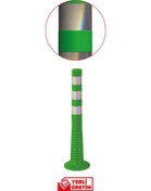 Resim 22037 Ub R Tpu-tpe S Şerit Ayırıcı Esnek Delinatör 75 Cm Yeşil Reflektörlü Trafik Ürünü 