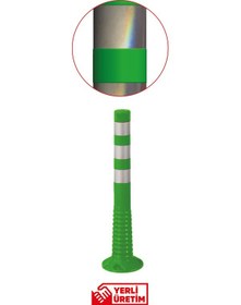 Resim 22037 Ub R Tpu-tpe S Şerit Ayırıcı Esnek Delinatör 75 Cm Yeşil Reflektörlü Trafik Ürünü 