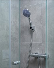 Resim Universal 4 Modlu El Duşu Başlığı Spiral Hortumlu Duş Seti Banyo Aksesuarı 