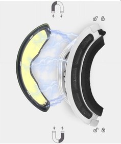 Resim Ankatek Ambition Siyah Çerçeve Akşam Kırmızı, Kayak Gözlüğü, Çift Yb 