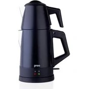 Resim Esmo Home Preo PTM08 1,8 Lt 1800W Çelik Demlikli Siyah Çay Makinesi 