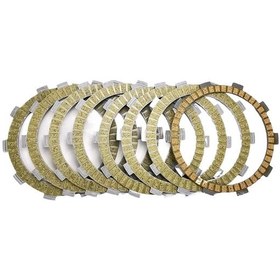 Resim Motosiklet Sürtünme Debriyaj Plakaları Disk Benelli Bn600 Bn600gt Bj600gs Tnt600 İle Uyumlu Disk Tnt600 8pcs Kağıt 1 Seti 