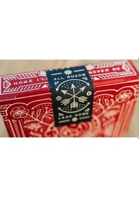 Resim Bicycle Drifters Red Oyun Kağıdı Limited Edition Uspcc Koleksiyonluk İskambil Kartları Destesi 
