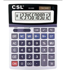 Resim CSL CS-2385 12 Hane Masa Tipi Oynar Başlıklı Hesap Makinesi 
